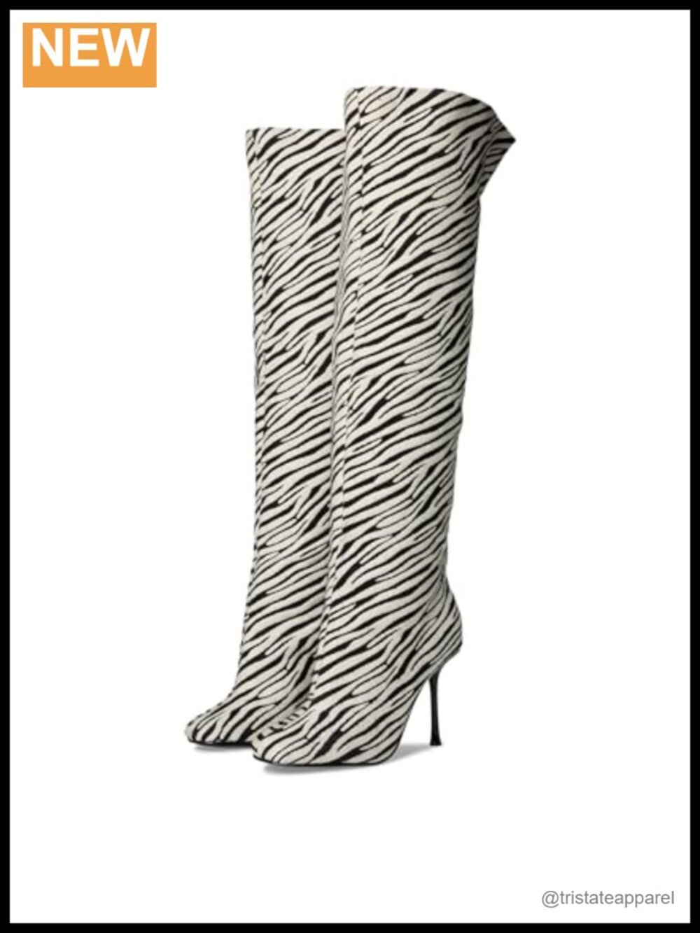 Steve Madden Alluring Over-the-Knee Boots - Canvas Stiletto Heel